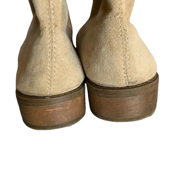 ZIGI Soho Karsten Knee High Boots Faux Suede Beige 7.5 - Picture 4 of 6